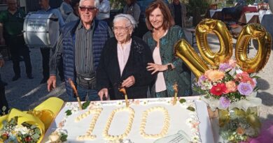 Casperia, grande festa per i 100 anni di Pierina Canali