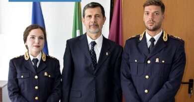 Due nuovi Commissari alla Questura di Rieti: il Questore Fiocco accoglie Claudio Natali e Simona Dello Margio