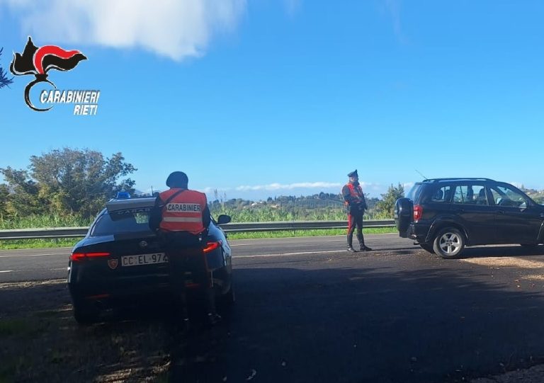 Al volante con tassi alcolemici quasi quattro volte oltre il limite: due denunce nel Reatino