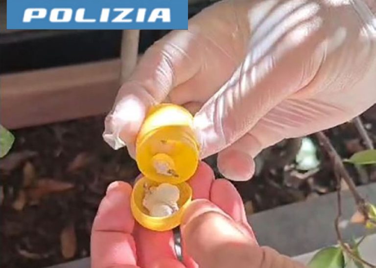 Rieti, spaccia cocaina nascosta in un ovetto dentro un vaso: arrestato 22enne